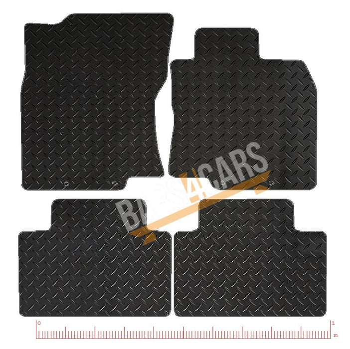 Blue TailoBlue Rubber Mats Fits Nissan X Trail 14-18 2014 2015 2016 2017 2018 UKB4C  - Dynamic Drive