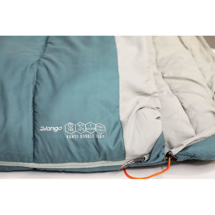 Vango Kanto Double Quad Double Mineral Green Sleeping Bag Vango  - Dynamic Drive