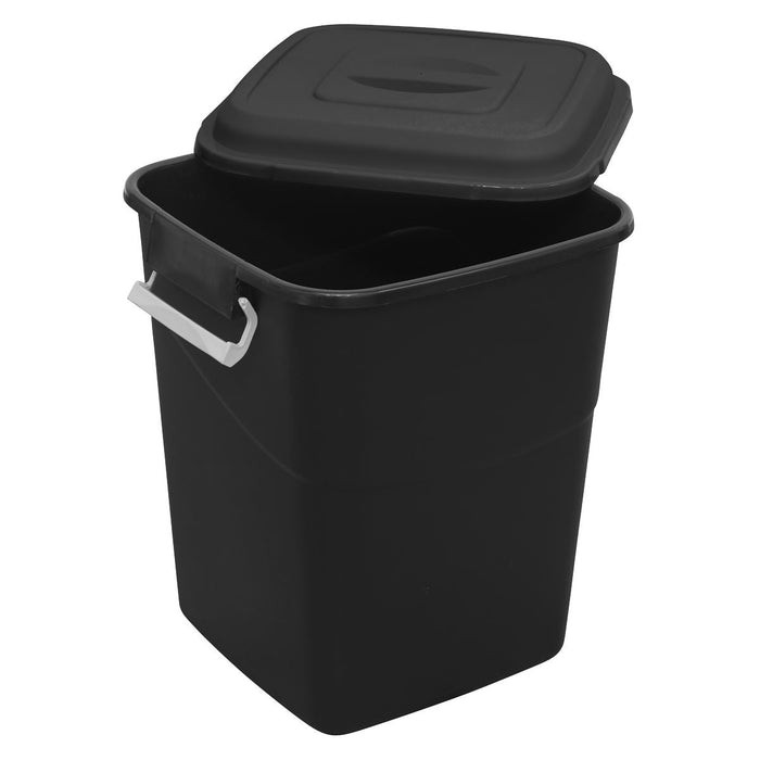 Sealey Refuse/Storage Bin 50L Black BM50