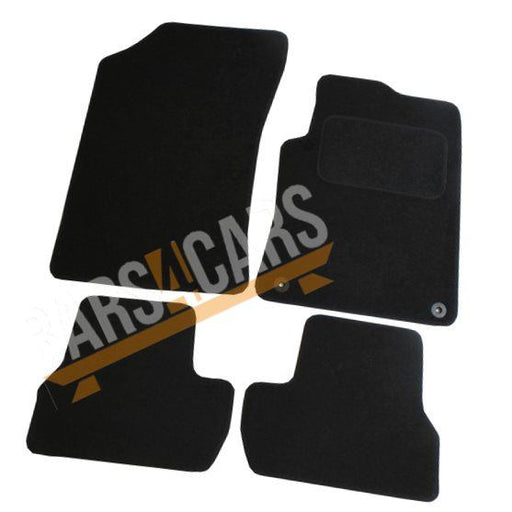 Fully Tailored Black Carpet Car Mats for Citroen C3 10> Set of 4 With 2 Clips UKB4C  - Dynamic Drive