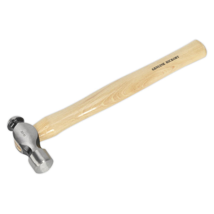 Sealey Ball Pein Hammer 1lb Hickory Shaft BPH16 Sealey  - Dynamic Drive