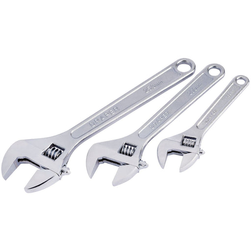 Draper Redline Adjustable Wrench Set (3 Piece) 67642 Draper  - Dynamic Drive