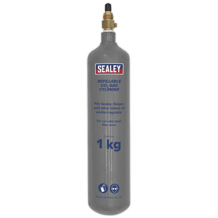 Sealey Gas Refill Carbon Dioxide 1000g CO2/1KG/REFIL