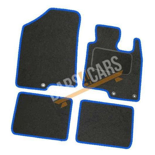 Fully Tailored Blue Trim Carpet Mats for Hyundai I40 Set of 4 With 3 Clips Town Parts  - Dynamic Drive