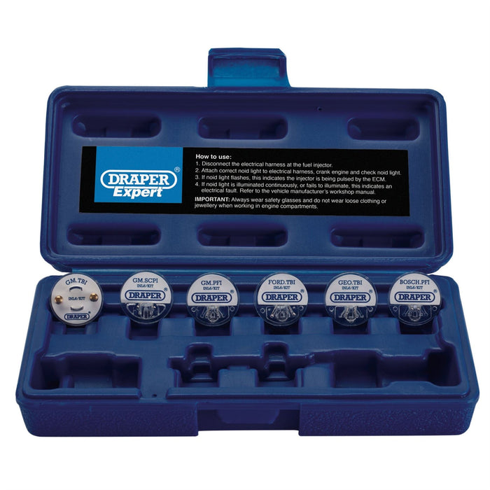 Draper Injector Noid Light Kit (6 Piece) 57798 Draper  - Dynamic Drive