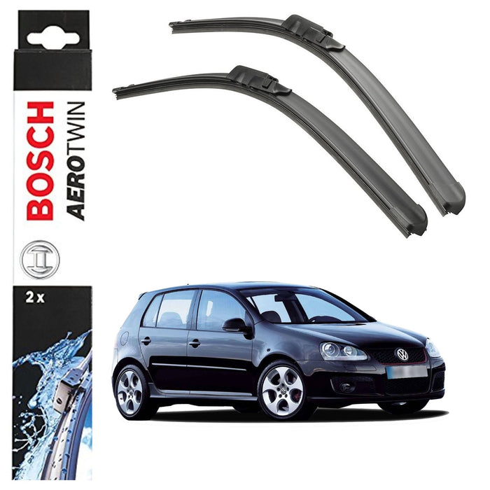 Bosch Aerotwin Front Wiper Blades Set fits VW Golf V 11.05-11.08 A980S