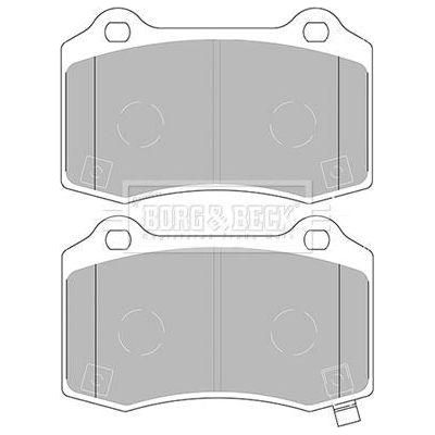 Genuine Borg & Beck Rear Brake Pads fits Chrysler 300C2 Pistons 0611 BBP2433 Borg & Beck  - Dynamic Drive