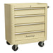 Sealey Retro Style Topchest Mid-Box & Rollcab Combination 10 Drawer Cream Sealey  - Dynamic Drive