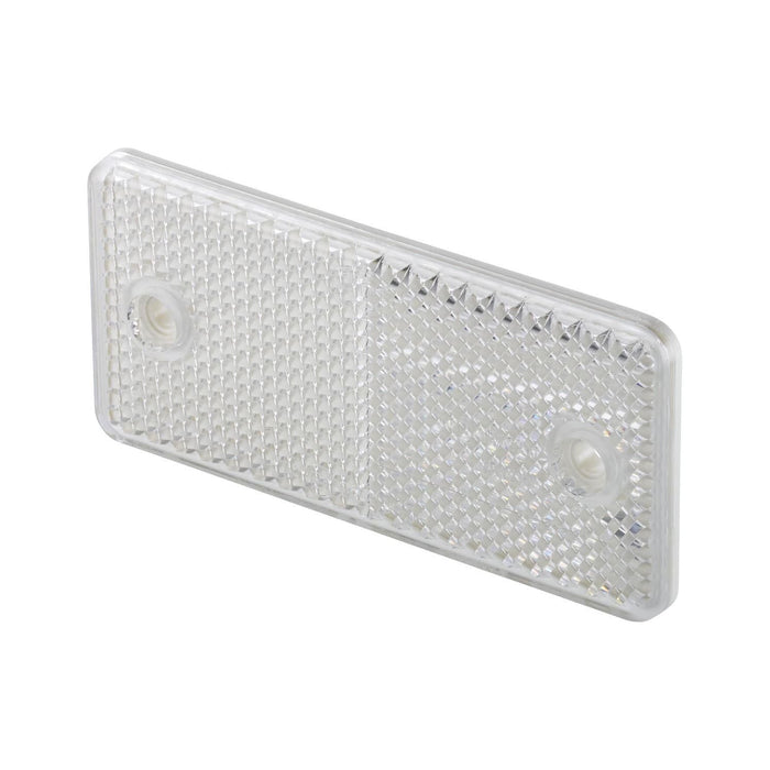 Hella Reflector Lens Colour: White rectangular Bolted/mounting 8RA 003 326-021