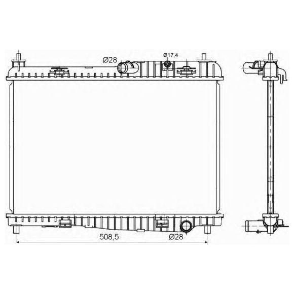 NRF Radiator 53152