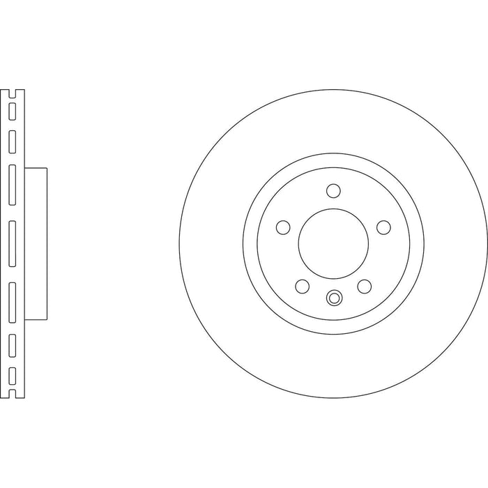 Apec Brake Disc Front Fits Ford Focus Kuga Tourneo Connect Transit