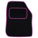 Tailored Pink Trim Carpet Mats fits Ford Transit Courier 14-18 14 15 16 17 18 UKB4C  - Dynamic Drive