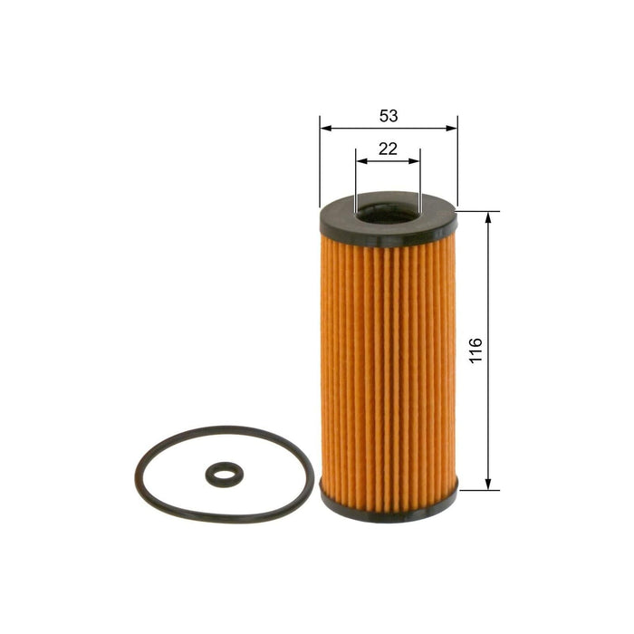 Bosch Car Oil Filter P9272 fits Mercedes-Benz A A180 CDi - 2.0 - 04-12 145742927