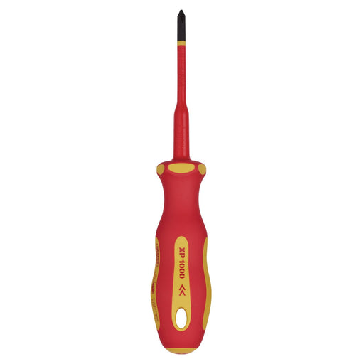 Draper XP1000 VDE Slimline Cross Slot Screwdriver, No.1 x 80mm 02163 Draper  - Dynamic Drive