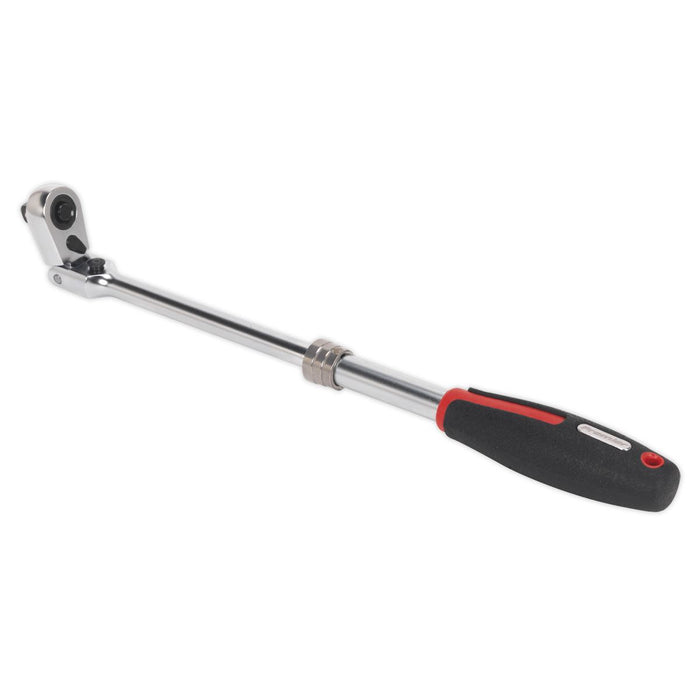 Sealey Ratchet Wrench 3/8"Sq Drive Flexi-Head Extendable Platinum Series AK8983