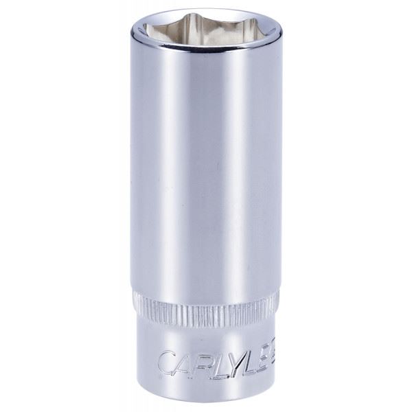 Carlyle Hand Tools 3/8Dr 19mm Deep Chrome Socket SD38019M Carlyle Hand Tools  - Dynamic Drive