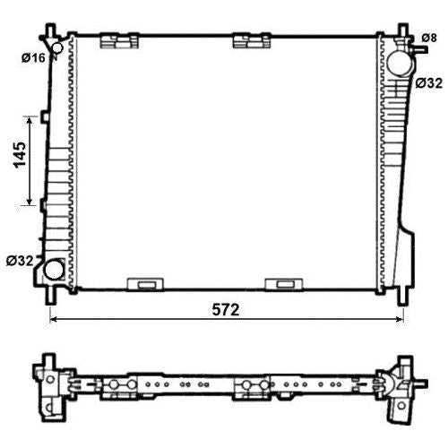 NRF Radiator 53077