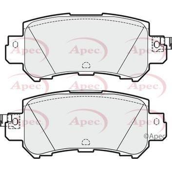 Apec Brake Pads Rear Fits Mazda Cx3 Cx5