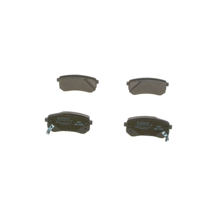 Genuine Bosch Brake Pad Set Bp1056 fits Hyundai i10 CVVT - 1.2 - 08-13 098649414