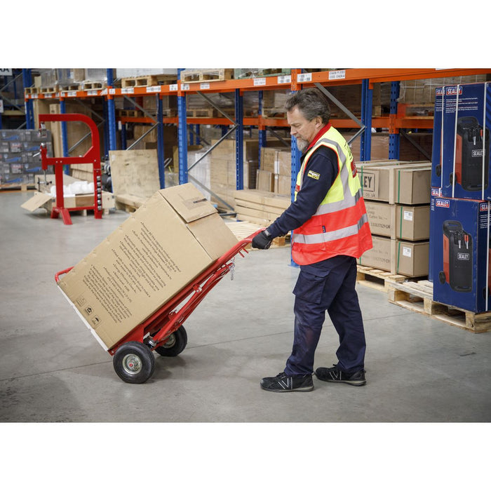 Sack Truck 3-In-1 With Pneumatic Tyres 250Kg Capac Sealey  - Dynamic Drive