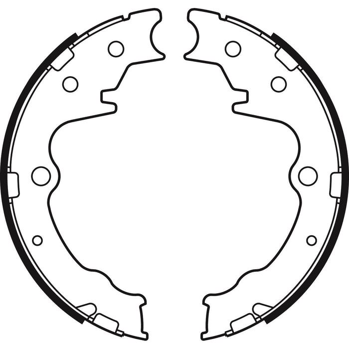 Apec Brake Shoe H/R Fits Mazda Mpv