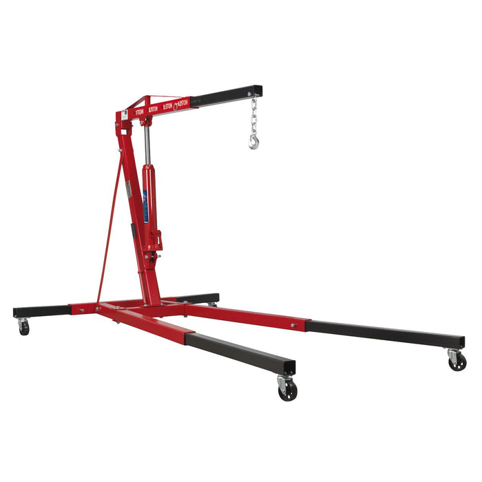 CRANE 1TONNE LONG REACH EXTENDABLE LEGS Sealey  - Dynamic Drive