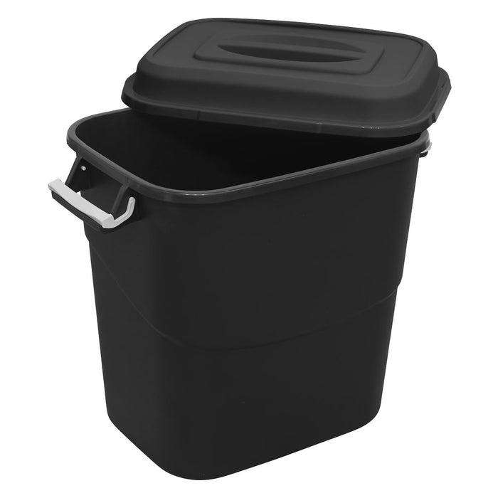 Sealey Refuse/Storage Bin 75L Black BM75