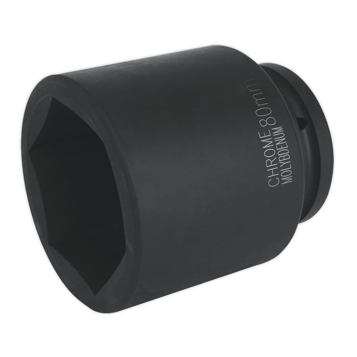 Sealey Impact Socket 80mm Deep 1"Sq Drive IS180D