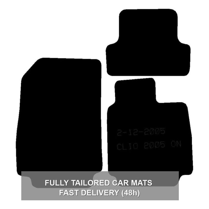 Tailored Car Mats for Renault Clio 06-09  2006 2007 2008 2009 UKB4C  - Dynamic Drive