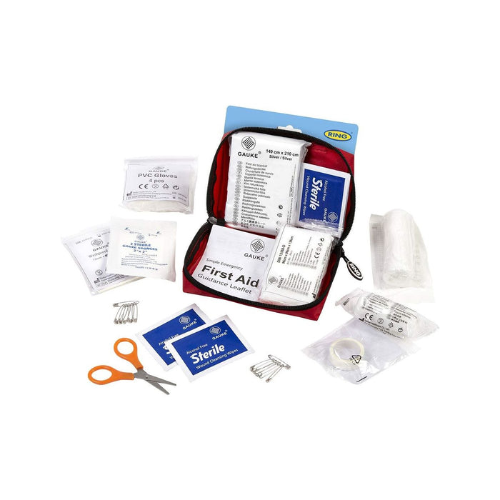 Ring RCT12 Mini First Aid Kit - Bandages Plasters Compress Dressings Gloves Wipe Ring  - Dynamic Drive