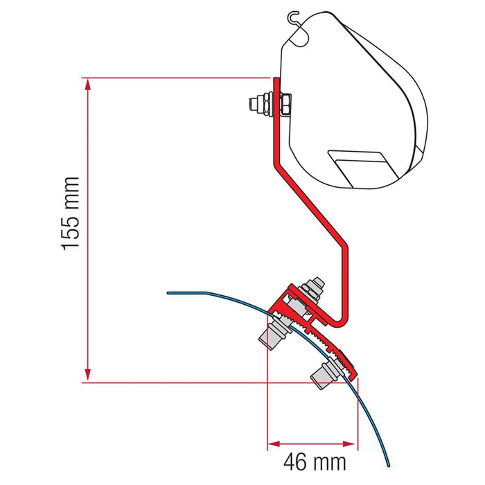 Fiamma Kit for VW Caddy Maxi Lift Roof: Enjoy More Headroom and Shade