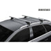 Aluminium Locking Roof Rack Cross Bars fits Seat Ibiza IV Estate 2010-2017 Menabo  - Dynamic Drive