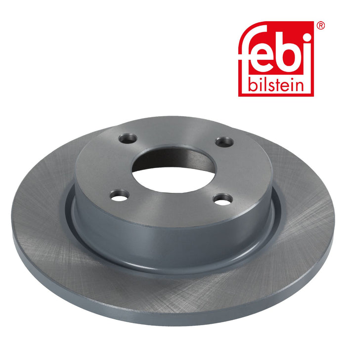 Genuine FEBI Front Brake Discs & Pads Set Solid for Nissan Micra