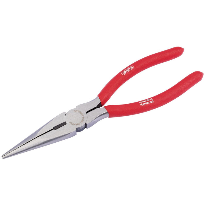 Draper Long Nose Plier with PVC Dipped Handle, 200mm 68238 Draper  - Dynamic Drive