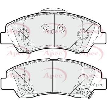 Apec Brake Pads Front Fits Hyundai I10