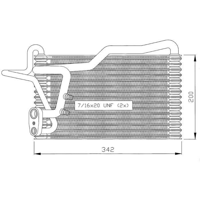 NRF Evaporators fits Audi 80 90 Cabriolet Coupe NRF  - Dynamic Drive