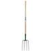 Draper 4 Prong Manure Fork with Wood Shaft 63579 Draper  - Dynamic Drive