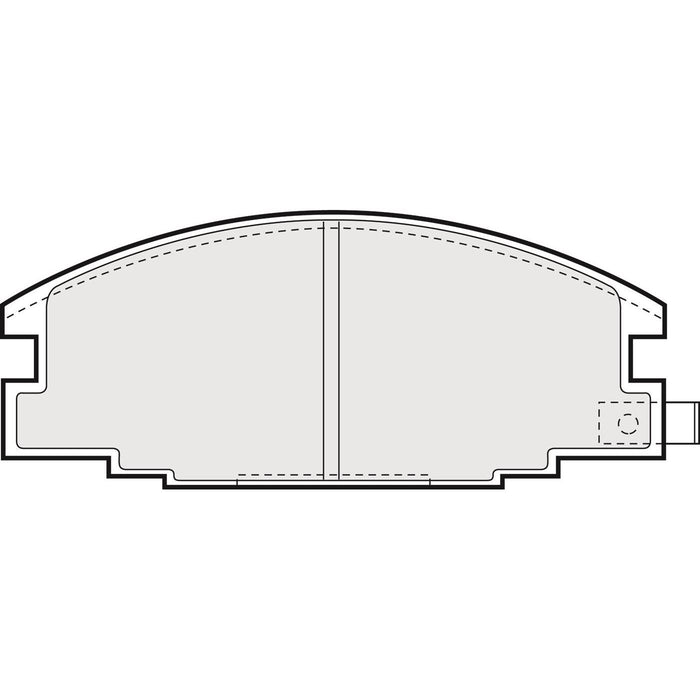 Apec Brake Pads Front Fits Isuzu Mu Piazza Rodeo Tf Trooper Opel Frontera Vauxhal