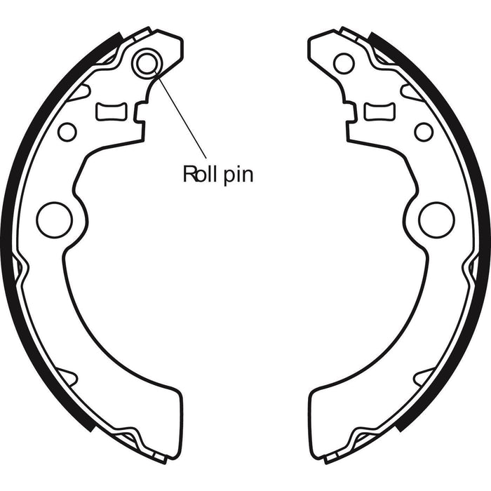 Apec Brake Shoe Rear Fits Suzuki Alto Ignis Wagon R