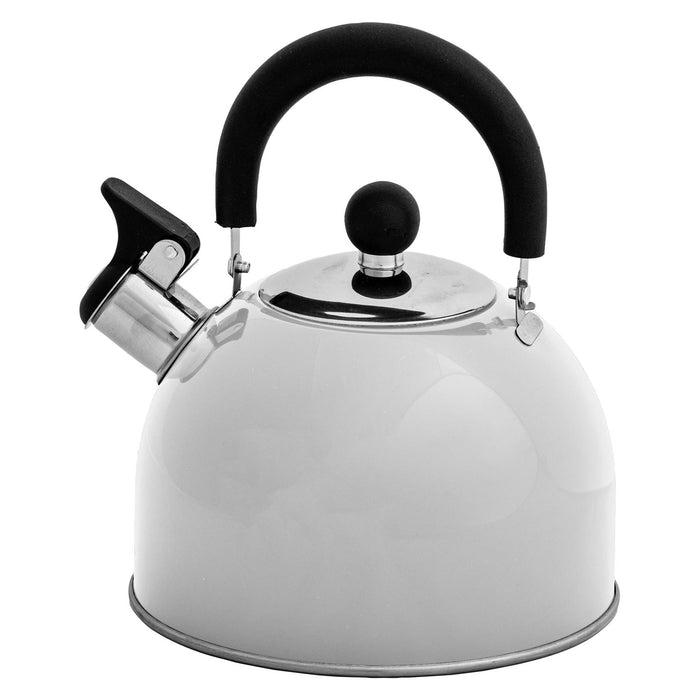 Hamilton cream stainless steel whistling kettle (2L) K0056CR Quest  - Dynamic Drive