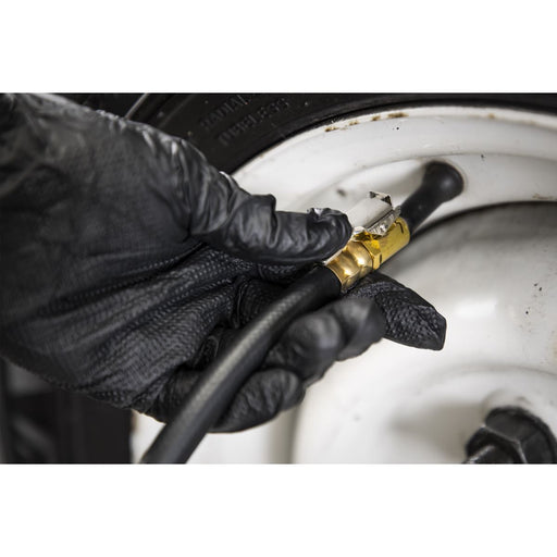 Sealey Tyre Pressure Gauge with Clip-On Chuck 0-7bar(0-100psi) TST/PG6 Sealey  - Dynamic Drive