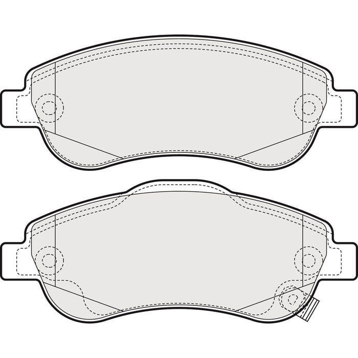 Apec Brake Pads Front Fits Honda Cr-V