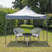 Dellonda Premium 3 x 3m Pop-Up Gazebo - Grey Dellonda  - Dynamic Drive