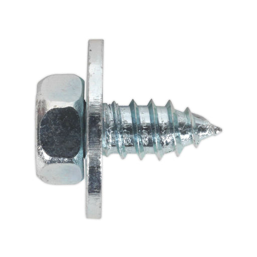 Sealey Acme Screw with Captive Washer #14 x 1/2" Zinc Pack of 100 ASW141 Sealey  - Dynamic Drive