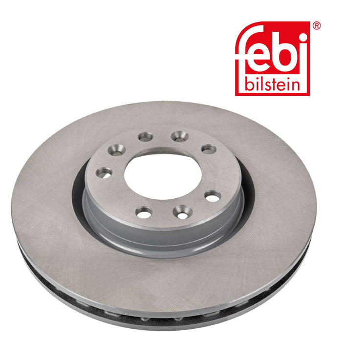 Genuine FEBI Front Brake Discs & Pads Set Vented for Citroen C4 Grand Picasso