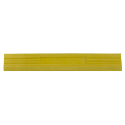 Sealey Polypropylene Floor Tile Edge 400 x 60mm Yellow Male Pack of 6 FT3EYM Sealey  - Dynamic Drive