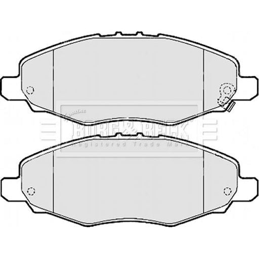 Genuine Borg & Beck Front Brake Pads fits Toyota Hi Lux 05 BBP2113 Borg & Beck  - Dynamic Drive