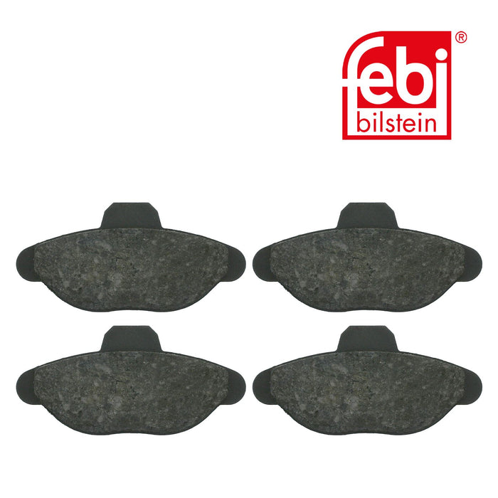 Genuine FEBI Front Brake Discs & Pads Set Solid for Fiat Seicento / 600