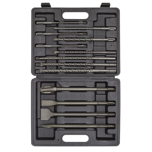 Sealey SDS Plus Drill Bit & Chisel Set 13pc WDCS Sealey  - Dynamic Drive