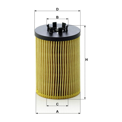 Genuine Mann Oil Filter for BMW 5/6/7 Series X5 HU715/5X Mann & Hummel  - Dynamic Drive